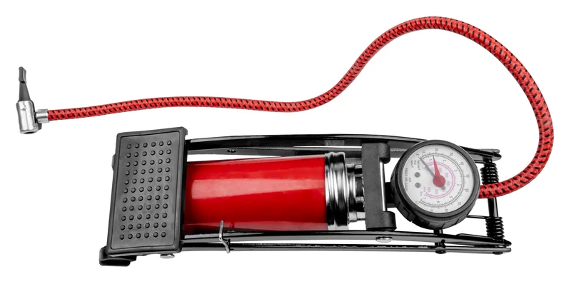 Fussluftpumpe mit Manometer