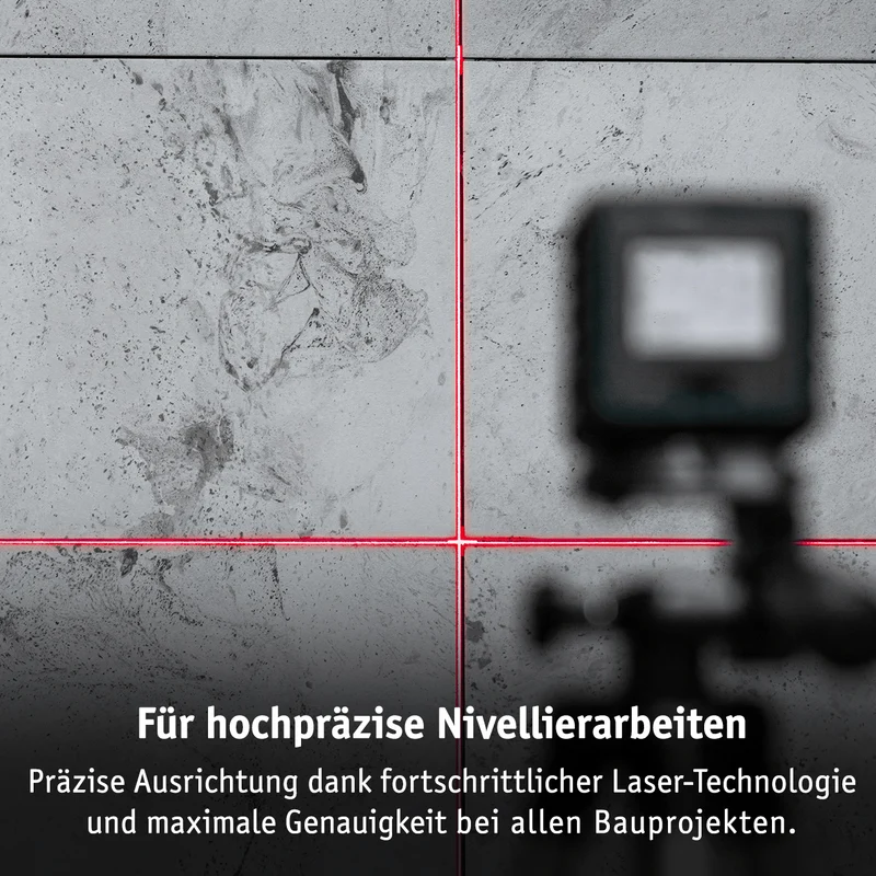 Kreuzlinienlaser mit Stativ