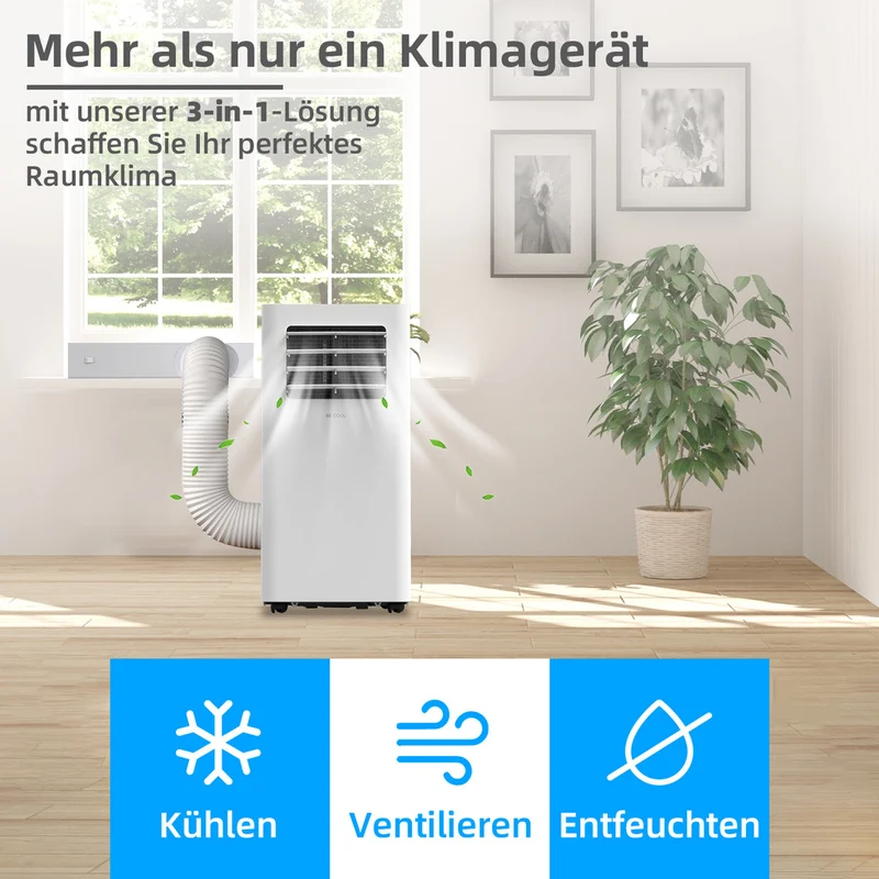 Klimagerät 14.000 BTU mit Wifi