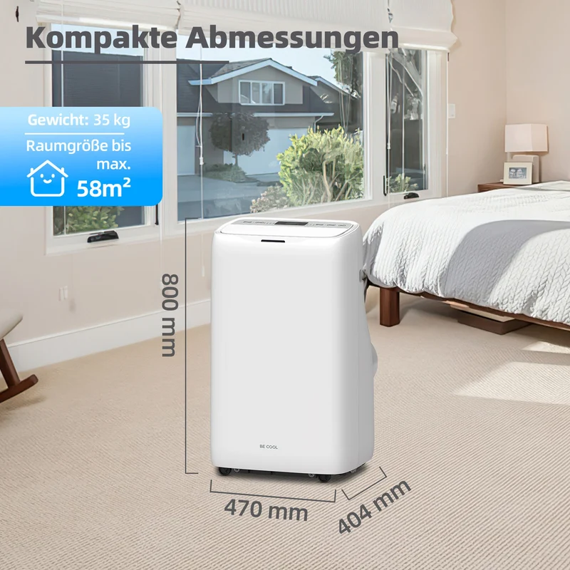 Klimagerät 16.000 BTU mit WIFI / Heizfunktion