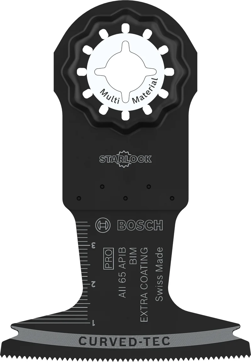 Bosch PRO Tauchsägeblatt AII 65 APIB (Starlock, für Holz mit Nägel, Kunststoff, Sandwich-Metall, 65 x 40 mm)