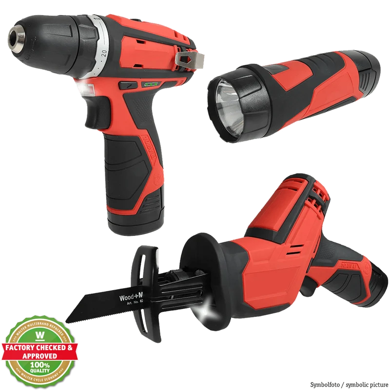 Akku-Werkzeugset 10,8 Volt Li-Ionen