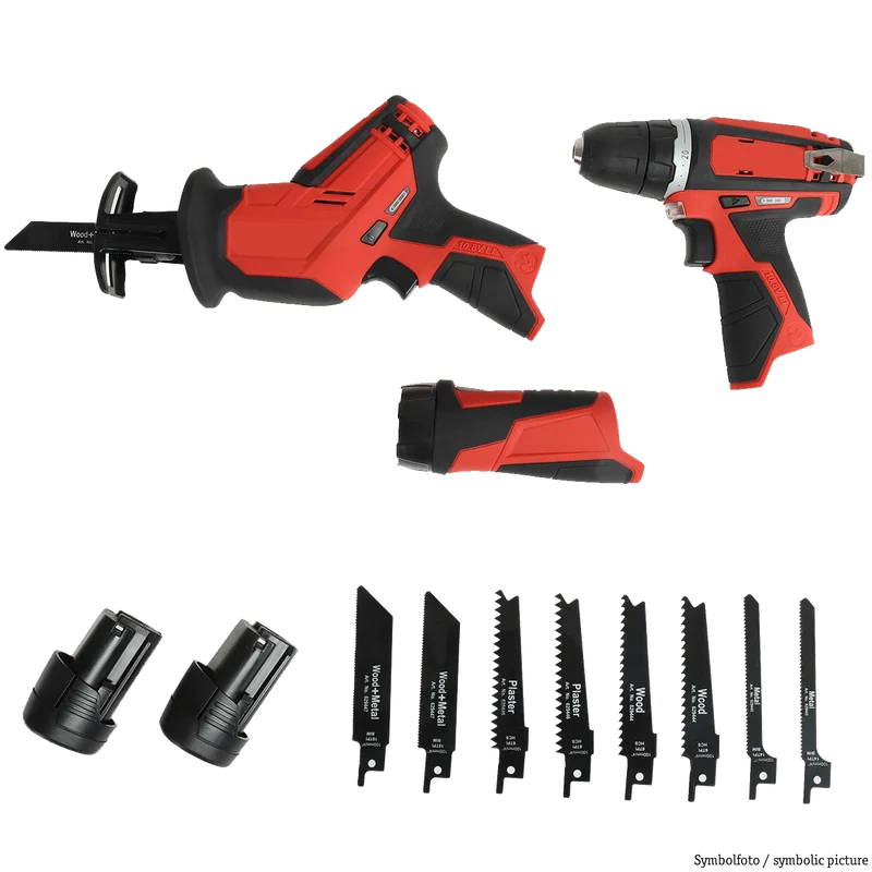 Akku-Werkzeugset 10,8 Volt Li-Ionen