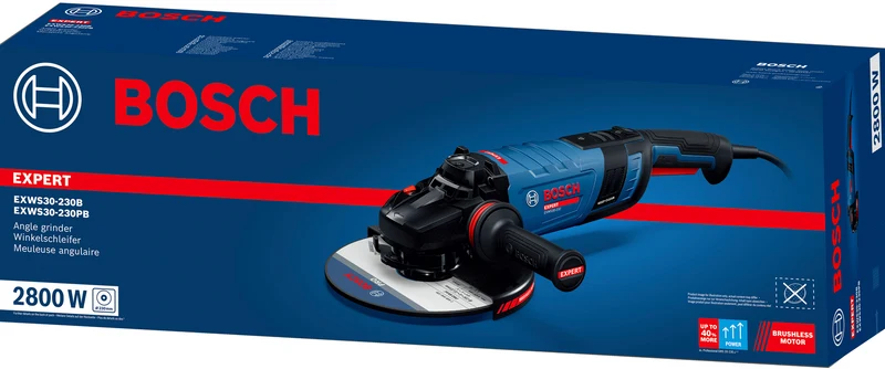 Bosch EXPERT Winkelschleifer EXWS30-230B (Scheiben-Ø: 230 mm, 2800 W, Drehzahl: 6500 U/min)