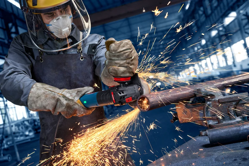 Bosch EXPERT Winkelschleifer EXWS20-150SB (Scheiben-Ø: 150 mm, 2000 W, Drehzahl: 2400-9700 U/min)