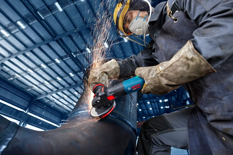 Bosch EXPERT Winkelschleifer EXWS20-150SB (Scheiben-Ø: 150 mm, 2000 W, Drehzahl: 2400-9700 U/min)