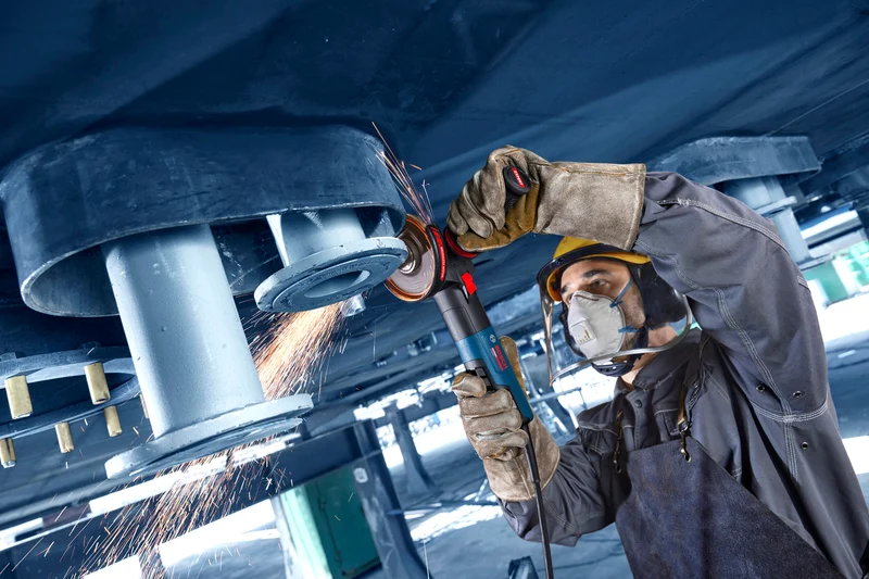 Bosch EXPERT Winkelschleifer EXWS20-150SB (Scheiben-Ø: 150 mm, 2000 W, Drehzahl: 2400-9700 U/min)