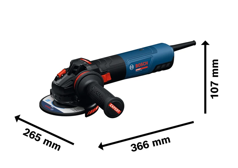 Bosch EXPERT Winkelschleifer EXWS20-125B (Scheiben-Ø: 125 mm, 2000 W, Drehzahl: 10500 U/min)