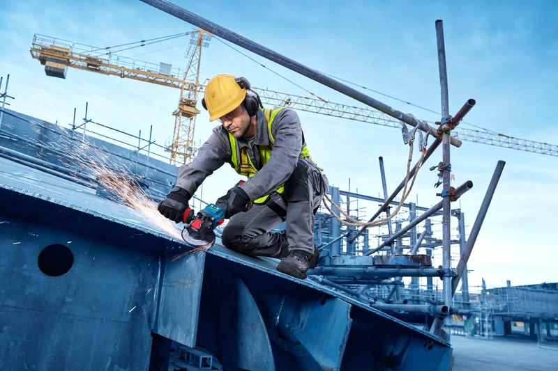 Bosch EXPERT Akku-Winkelschleifer EXWX18V-15S (X-LOCK, Scheiben-Ø: 125 mm, Drehzahl: 11000 U/min, ohne Akku in L-BOXX 162)