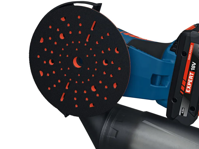 Bosch EXPERT Akku-Exzenterschleifer EXEX18V-150-5 (Schleifteller-Ø: 150 mm, Schwingkreis-Ø: 5,0 mm, Drehzahl: 5000-10000 U/min, ohne Akkus im Karton)
