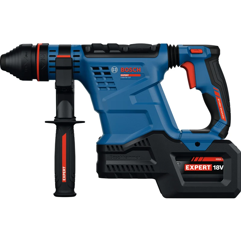 Bosch EXPERT Akku-Bohrhammer EXBH18V-32F (SDS plus, Schlagenergie: 4,5 J, optimaler Bohr-Ø: 10-20 mm, inkl. 2 x 8,0 Ah Akku in XL-BOXX)