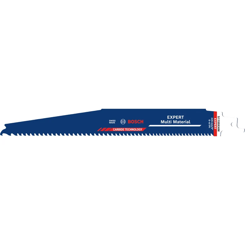 Bosch EXPERT Multi Material S1159XHM Säbelsägeblatt (Länge: 225 mm, Sägt Holz, Kunststoff, Eisen, Verbundstoffe)