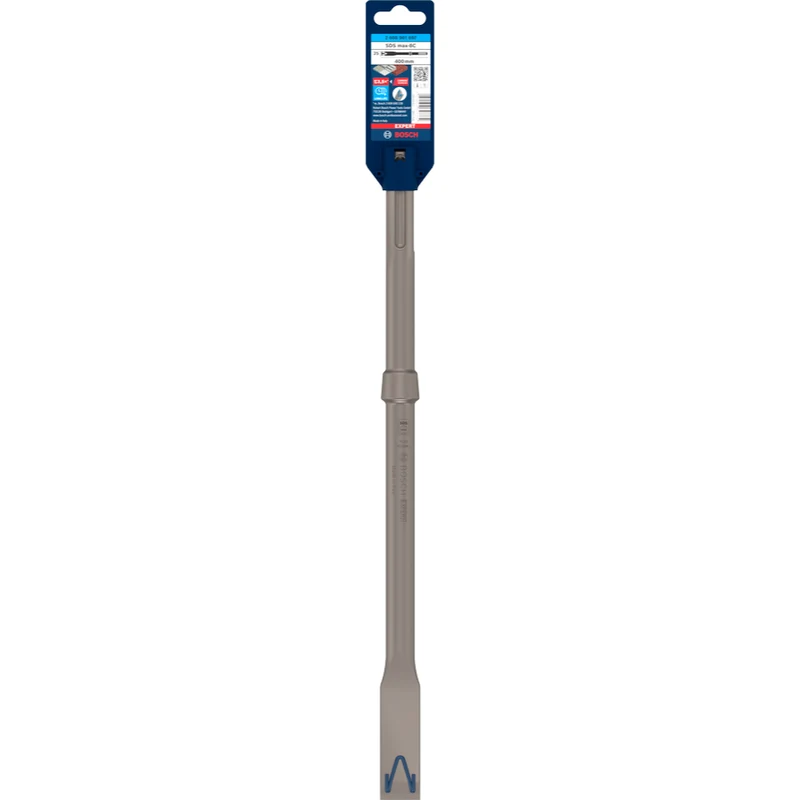 Bosch EXPERT SDS max-8C Flachmeißel 25 × 400 mm (Selbstschärfend, Geripptes Design, RTec-Element, für Beton)