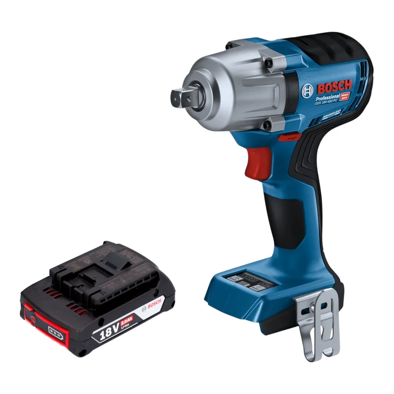 Bosch GDS 18V-450 PC Professional Akku Schlagschrauber 18 V 450 Nm 1/2" Brushless + 1x Akku 2,0 Ah - ohne Ladegerät
