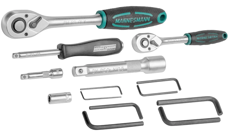 Steckschlüsselsatz 115-tlg., 1/4"+1/2"