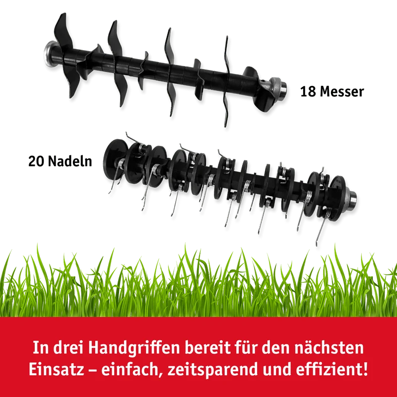 Elektro-Vertikutierer und Rasenlüfter 1500 W
