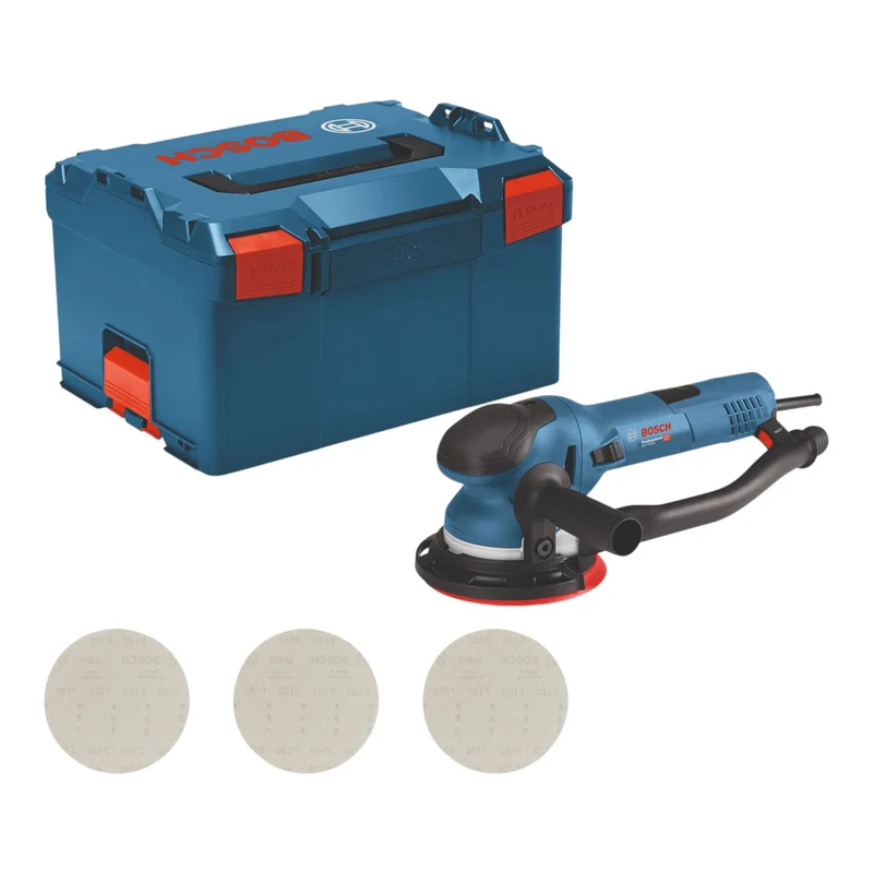 Bosch GET 75-150 Professional Exzenterschleifer 750 W 150 mm + L-Boxx ( 0601257101 )
