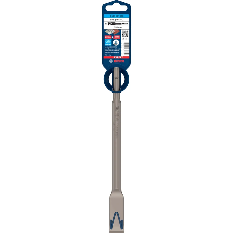Bosch EXPERT SDS plus-8C Flachmeißel 20 × 250 mm (Selbstschärfend, Geripptes Design, für Beton)