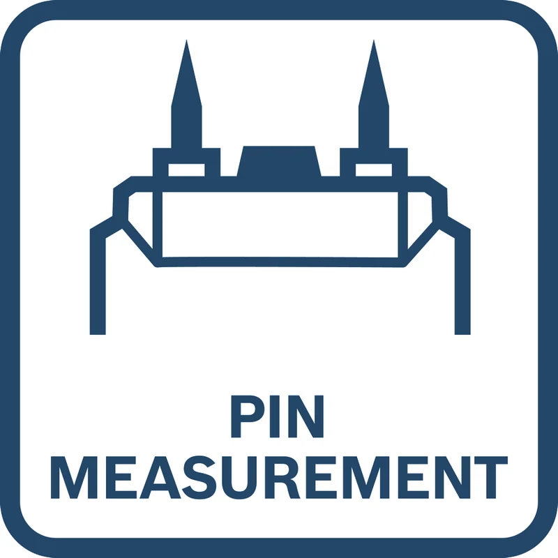 Bosch EXPERT Materialfeuchtigkeitsmesser EXMM3-17 (3 Sensoren: Pin, Pad, Thermo-Hygrometer, Automatischer Selbsttest, inkl. Batterien in Tasche)