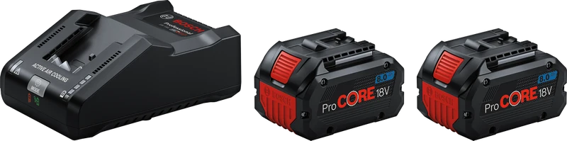 Bosch Professional 18 V Akku ProCore Starter Set BITURBO 2x 18V 8 Ah + GAL 18V-160