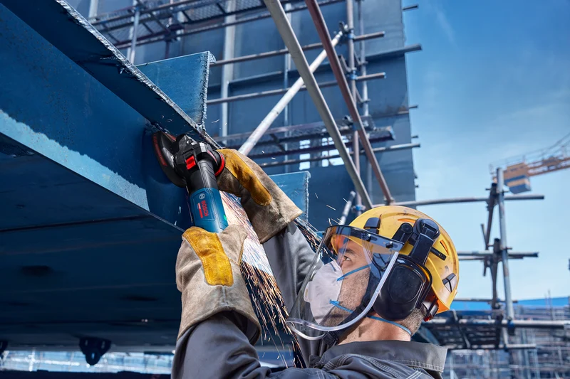 Bosch EXPERT Winkelschleifer EXWS20-125SB (Scheiben-Ø: 125 mm, 2000 W, Drehzahl: 2800-10500 U/min)