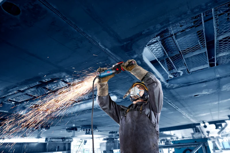 Bosch EXPERT Winkelschleifer EXWS20-125SB (Scheiben-Ø: 125 mm, 2000 W, Drehzahl: 2800-10500 U/min)