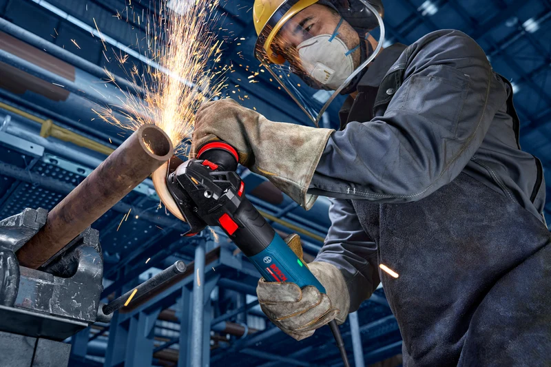 Bosch EXPERT Winkelschleifer EXWS20-125SB (Scheiben-Ø: 125 mm, 2000 W, Drehzahl: 2800-10500 U/min)