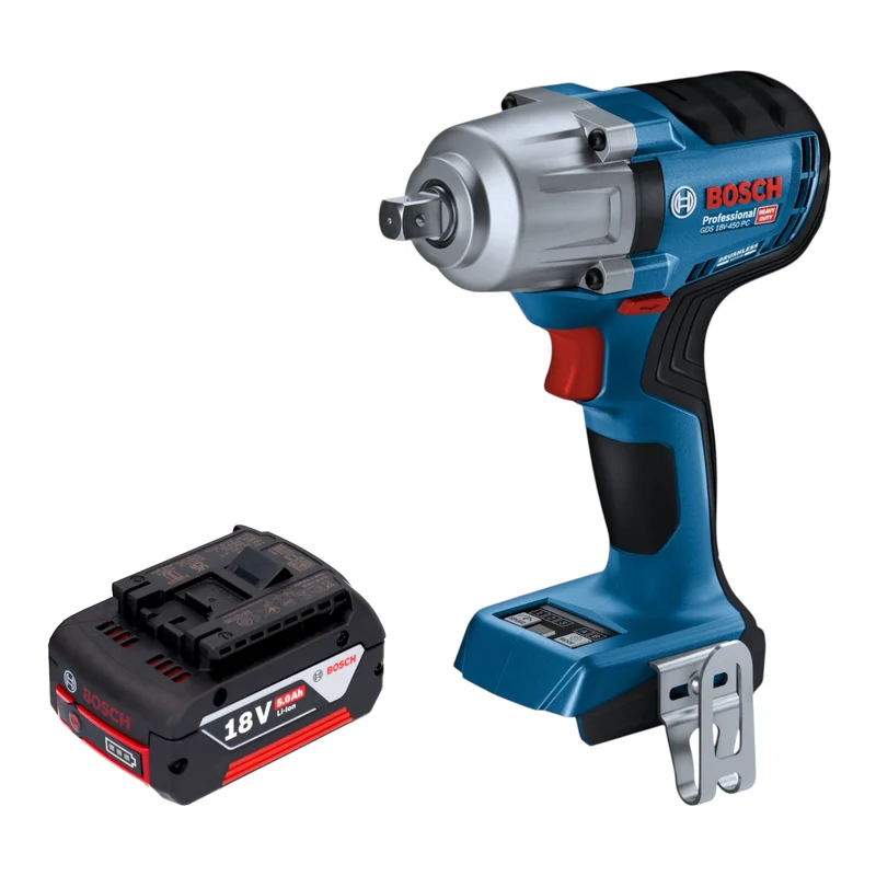 Bosch GDS 18V-450 PC Professional Akku Schlagschrauber 18 V 450 Nm 1/2" Brushless + 1x Akku 5,0 Ah - ohne Ladegerät