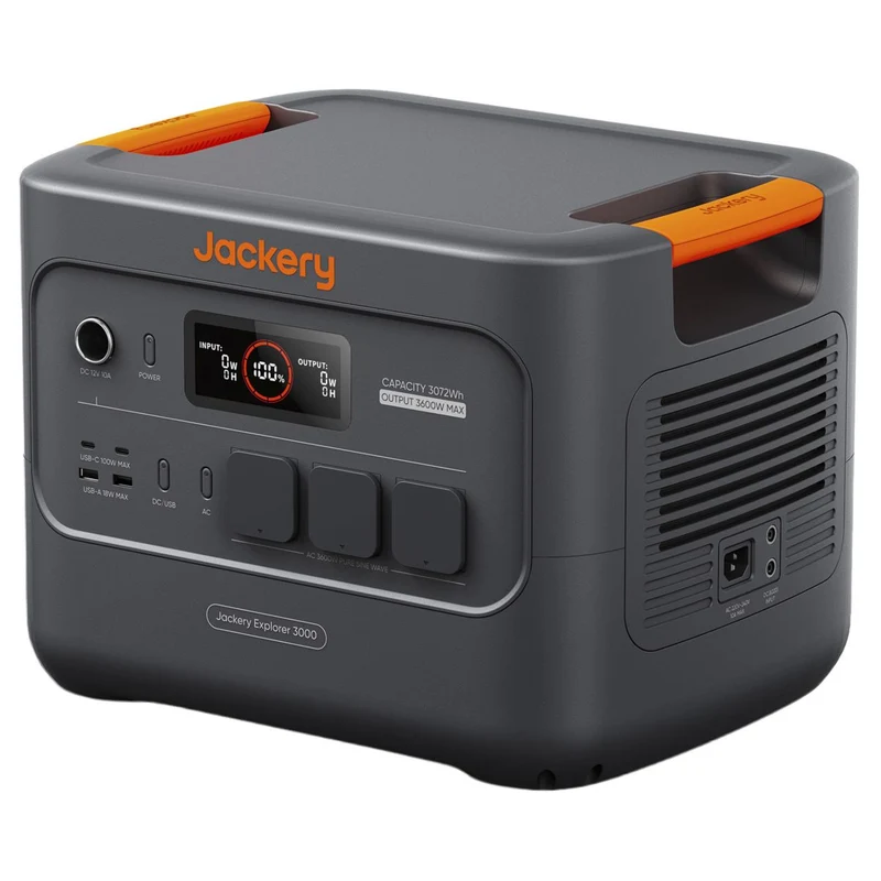 Jackery Explorer 3000 v2 Powerstation 3072 Wh, 3600 W, LiFePO4-Akku