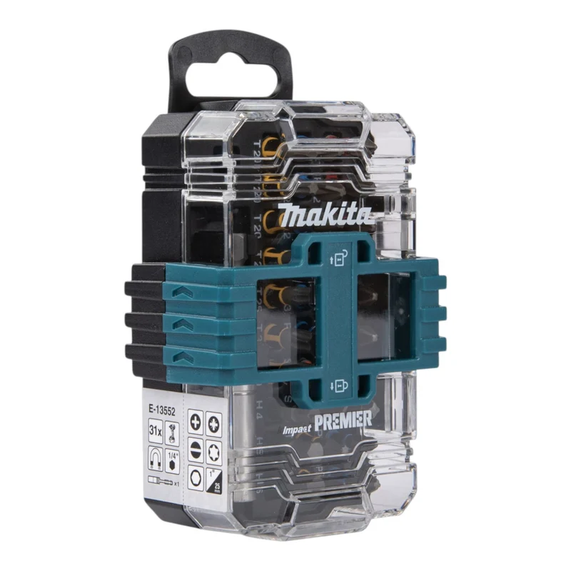 Makita E-13552 Impact Premier Torsion Bit-Set 31 tlg. + Bithalter