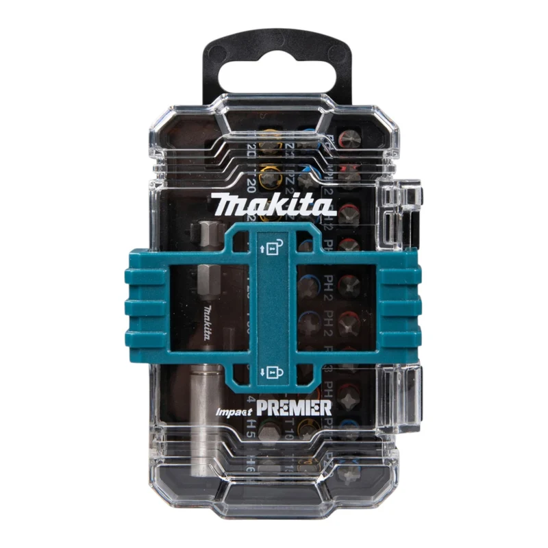 Makita E-13552 Impact Premier Torsion Bit-Set 31 tlg. + Bithalter