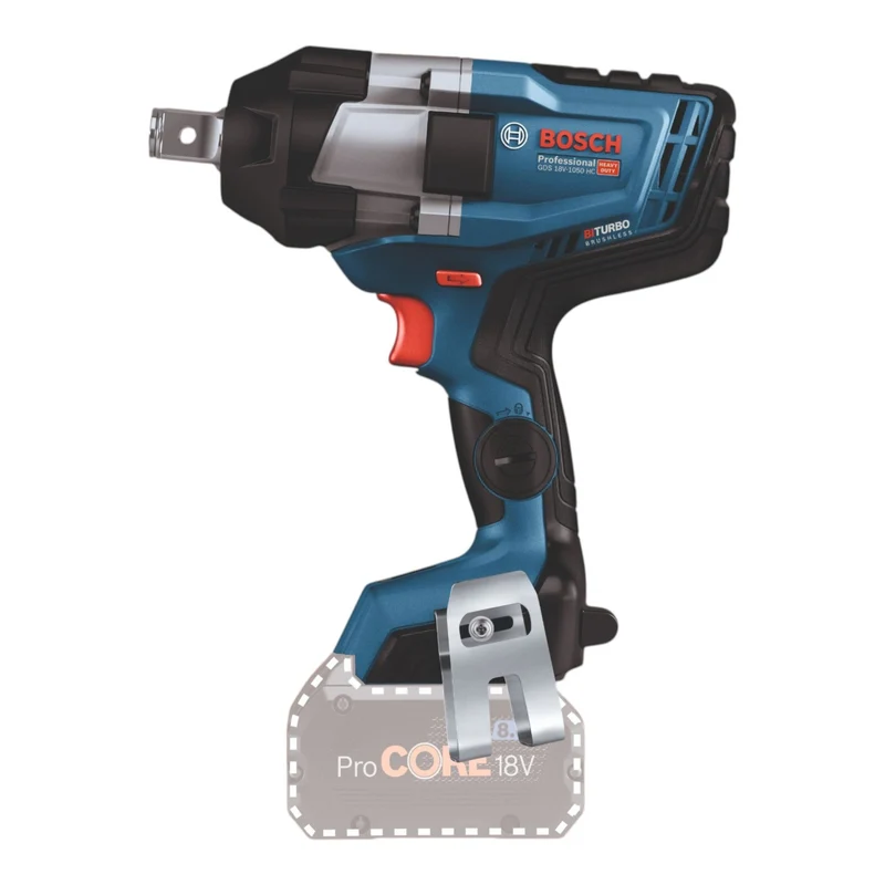 Bosch GDS 18V-1050 HC Professional Akku Schlagschrauber 18 V 1050 Nm 3/4" BITURBO ( 06019J8202 ) + 2x Akku 8,0 Ah + Ladegerät + L-Boxx
