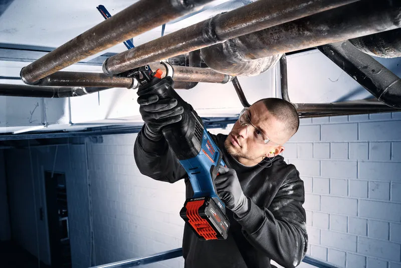 Bosch EXPERT Akku-Säbelsäge EXSA18V-32 (Schnitttiefe: Holz / Stahlrohr 250 mm, Mauerwerk 405 mm, Hublänge: 32 mm, ohne Akku in L-BOXX 238)