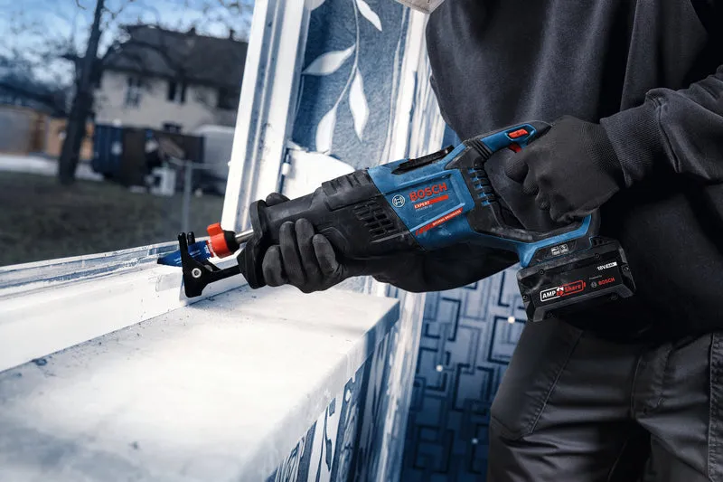 Bosch EXPERT Akku-Säbelsäge EXSA18V-32 (Schnitttiefe: Holz / Stahlrohr 250 mm, Mauerwerk 405 mm, Hublänge: 32 mm, ohne Akku in L-BOXX 238)