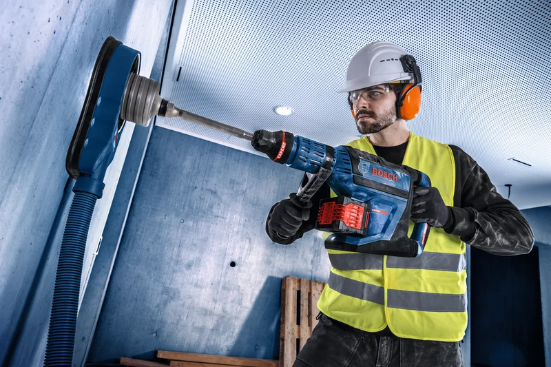 Bosch EXPERT Akku-Bohrhammer EXBH18V-45 (SDS max, Schlagenergie: 12,5 J, optimaler Bohr-Ø: 20-40 mm, ohne Akku in XL-BOXX)
