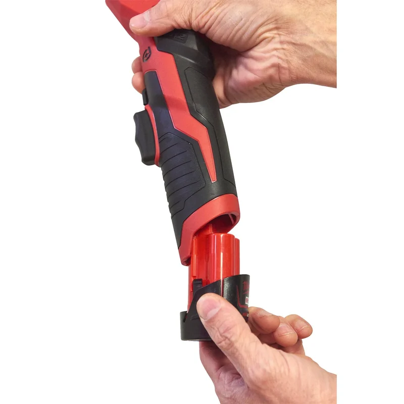 Milwaukee M12 PCSS-202C Akku-Rohrschneider (Schneidet Edelstahlrohre bis 28 mm, Raptor, inkl. 2x 2 Ah Akku, im Koffer)