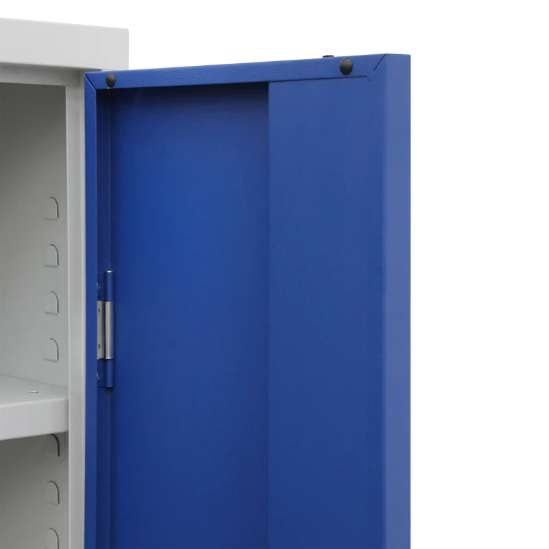 Kompakter Stahlschrank – 600 x 600 (4,5 OH) – Korpus in Lichtgrau