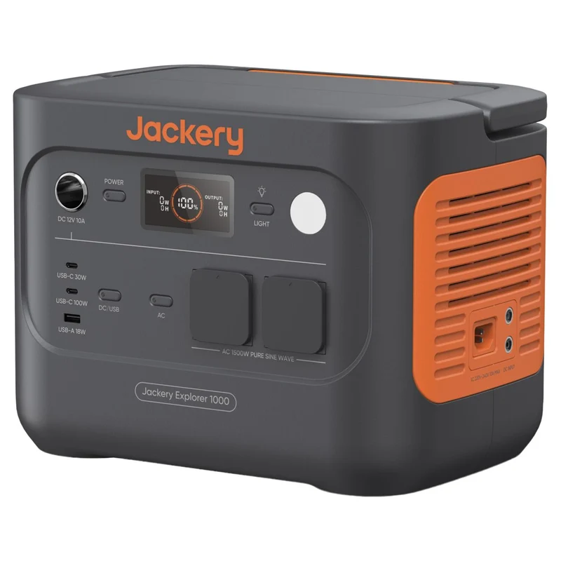 Jackery Explorer 1000 v2 Powerstation 1070 Wh, 1500 W, LiFePO4-Akku und USV-Funktion