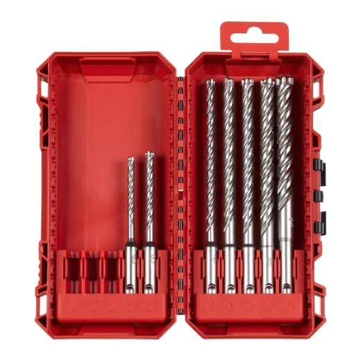 Milwaukee MX4 Hammerbohrer SDS-Plus Set Packout Kassette 7 tlg.