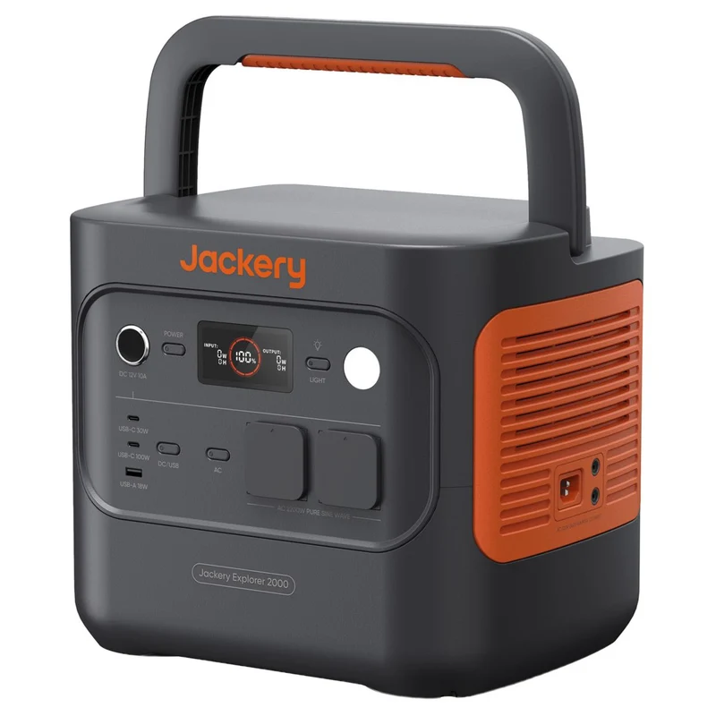 Jackery Explorer 2000 v2 Powerstation 2042 Wh / 2200 W mit LiFePO4-Akku