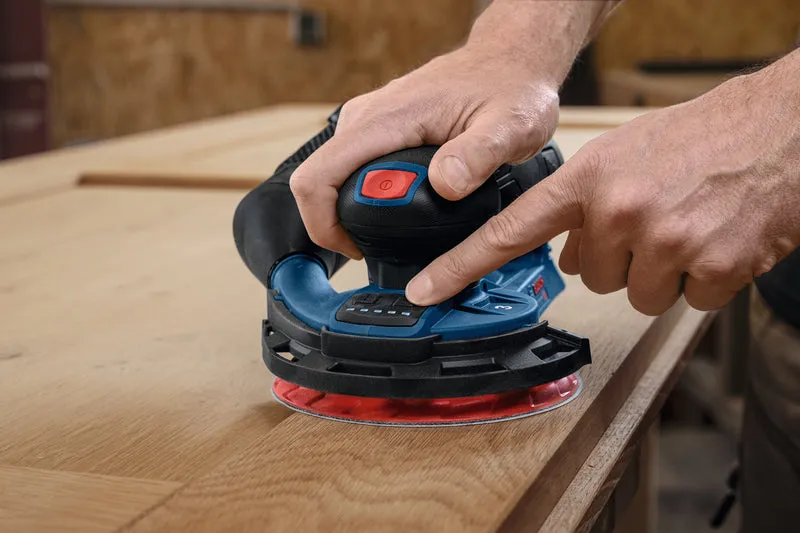 Bosch Akku-Exzenterschleifer GEX 12V-150-3 (Schleifteller-Ø: 150 mm, Schwingkreis-Ø: 3,0 mm, Solo, in L-BOXX 162)