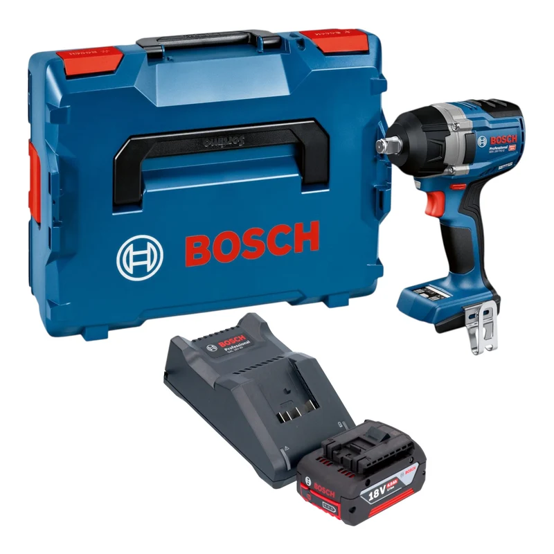 Bosch GDS 18V-750 C Akku Schlagschrauber 18 V 750 Nm 1/2" Brushless + 1x Akku 4,0 Ah + Ladegerät + L-Boxx