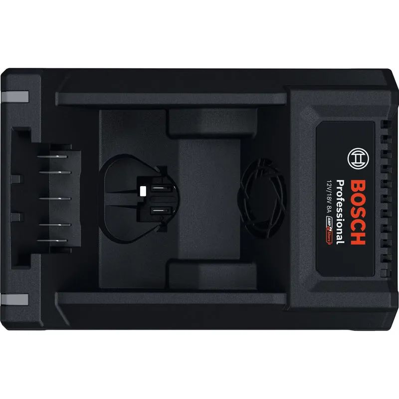 Bosch Schnellladegerät GAL 12V/18V-80 (Lader für 12V & 18V Akkus, Ladestrom: 8 A)