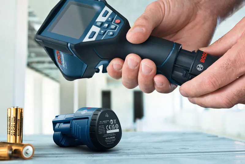 Bosch Thermodetektor GIS 1000 C (Messbereich: -40 °C bis +1000 °C, App-Funktion, inkl. 1 x 2,0 Ah Akku in L-BOXX 136)