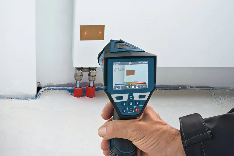 Bosch Thermodetektor GIS 1000 C (Messbereich: -40 °C bis +1000 °C, App-Funktion, inkl. 1 x 2,0 Ah Akku in L-BOXX 136)