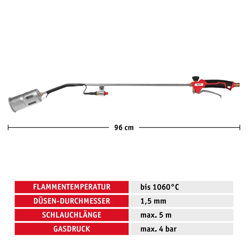 Anwärmbrenner und Unkrautvernichter