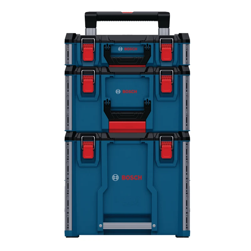 Bosch L-BOXX Contractor Set 3 (Trolley 476, Koffer 322, Koffer 170, Koffersystem, Mobiles Aufbewahrungssystem)