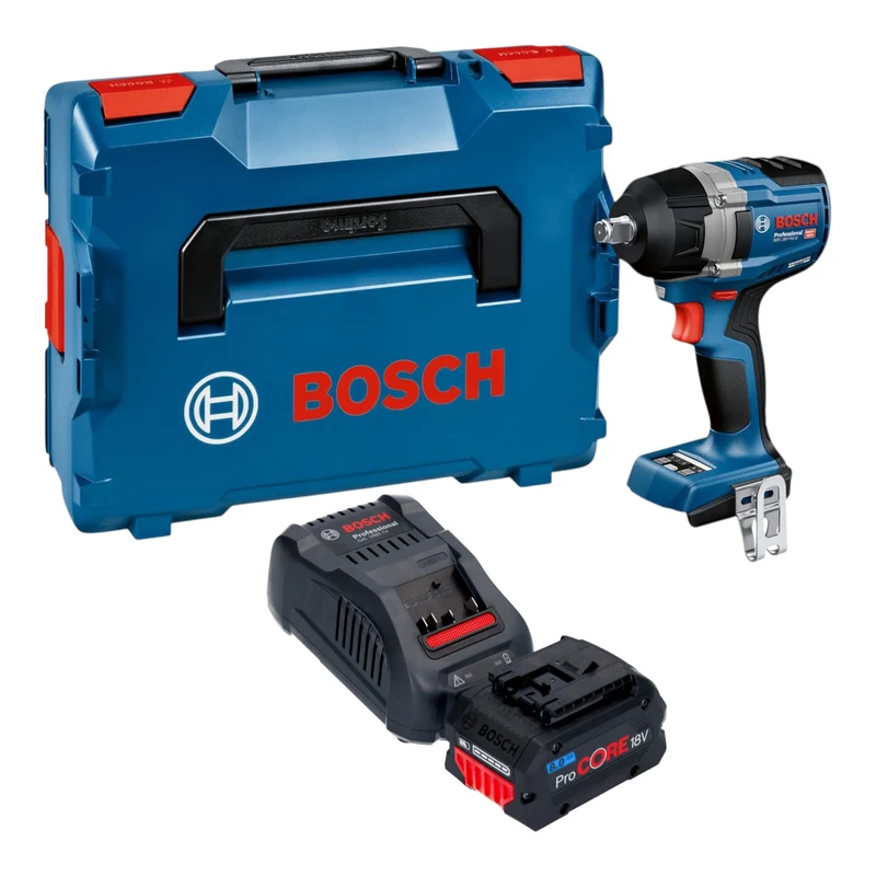 Bosch GDS 18V-750 C Akku Schlagschrauber 18 V 750 Nm 1/2" Brushless + 1x ProCORE Akku 8,0 Ah + Ladegerät + L-Boxx