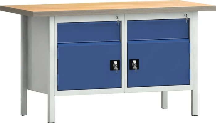 KLW-LUTZ BETRIEBSEINRICHTUNGEN Werkbank PW 700 B1500xT700xH840mm Buche Multiplex ( 9000427107 )