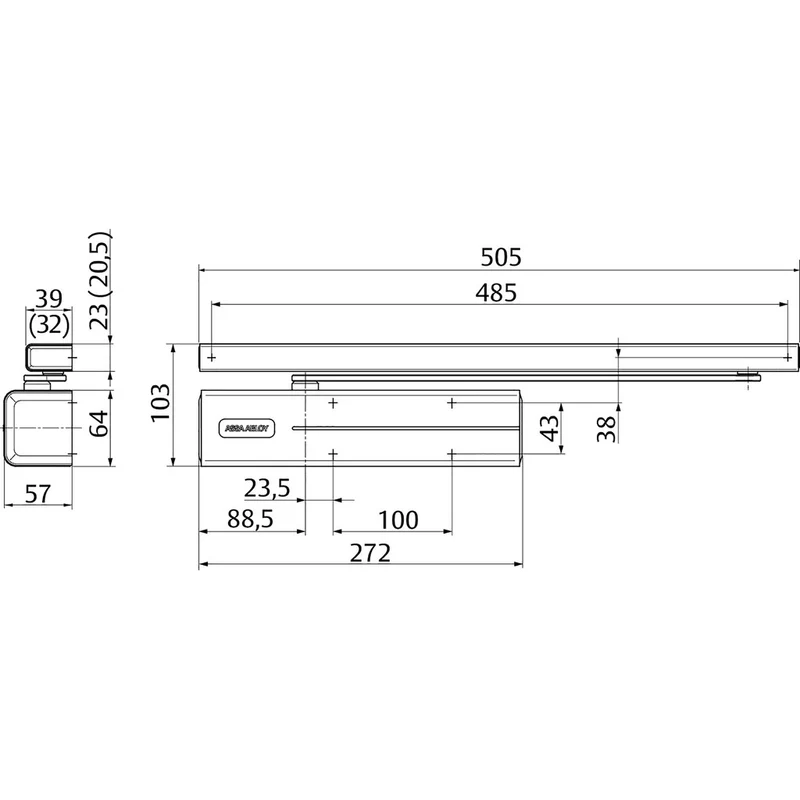 Türschließer DC700 EN-Größe 3-6